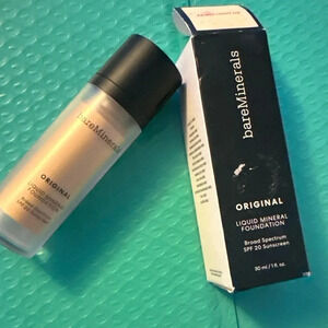 bareMinerals Original Liquid Mineral Foundation SPF 20: Fairly Light 03 new nib